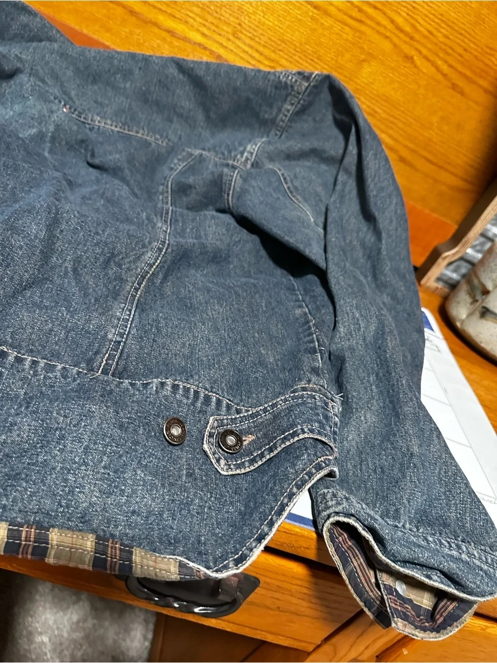 Men's Denim jacket Plugg brand size xl